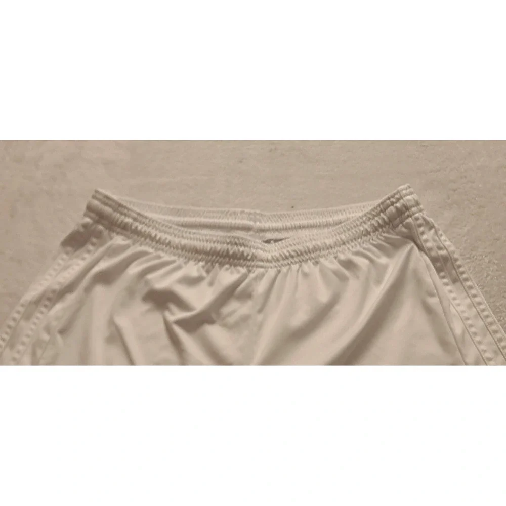 Adidas Primegreen Aeroready Soccer Shorts White Men's Medium 3-Stripe Athletic